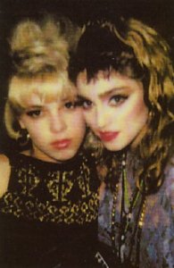 Madonna and Debi in 1985