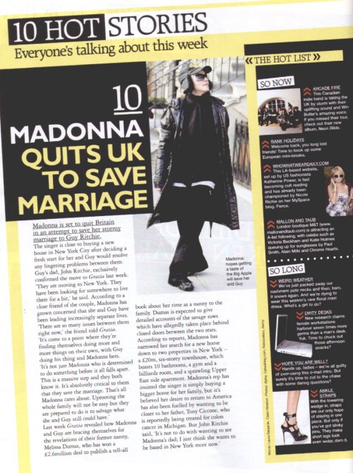 madonnalicious - tour spoiler free edition: German Magazines OK