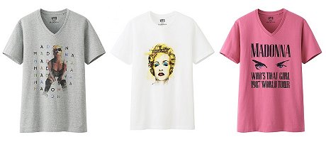 madonnalicious: UNIQLO Music Icons Madonna Tshirts